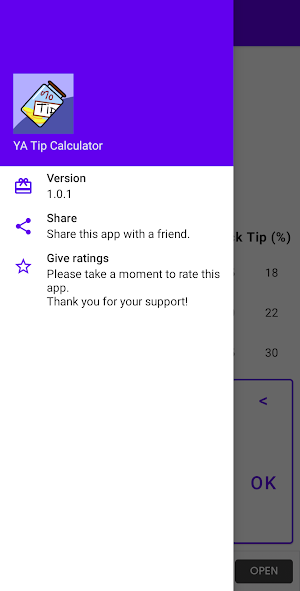 YA Tip Calculator Screenshot 2