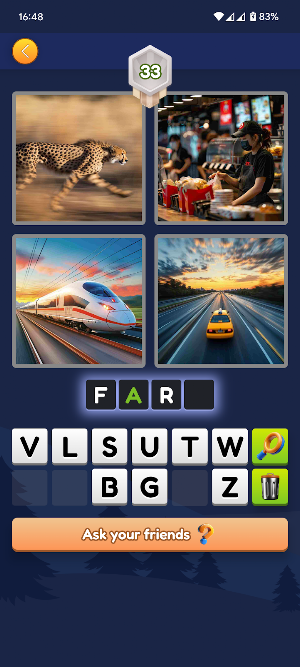 4 Pics 1 Word Puzzle 2024 Screenshot 2