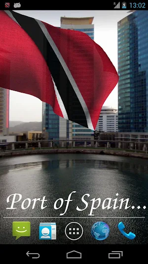 Trinidad & Tobago Flag Live Wallpaper Screenshot 2