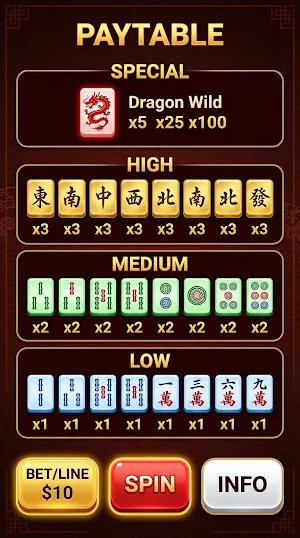 Dragon Mahjong: Spin to Win Screenshot 1