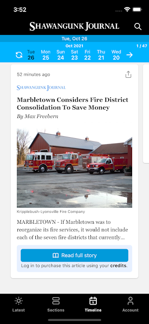 Shawangunk Journal Screenshot 1