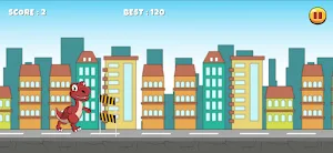 Jurassic Dinosaur Jumping Run Screenshot 1