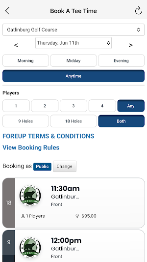 Gatlinburg Golf Course Screenshot 0
