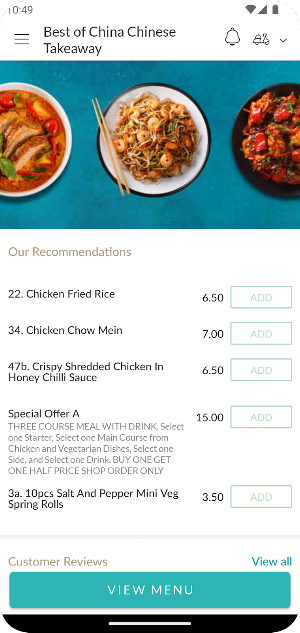 Best Of China Chinese Takeaway Screenshot 1