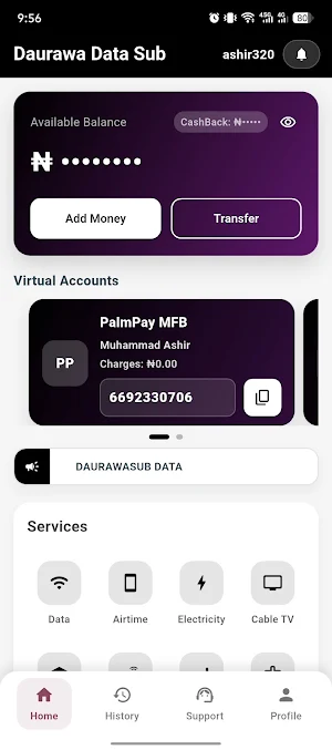 Daurawa Subdata Screenshot 0