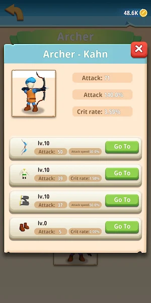 Idle Equip Guard - Evolve Screenshot 2
