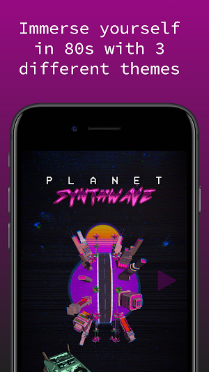 VaporDash - Synthwave Retro Outrun Endless Runner Screenshot 2