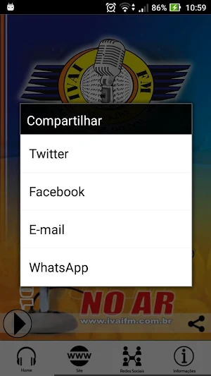 Rádio Ivaí FM Screenshot 2