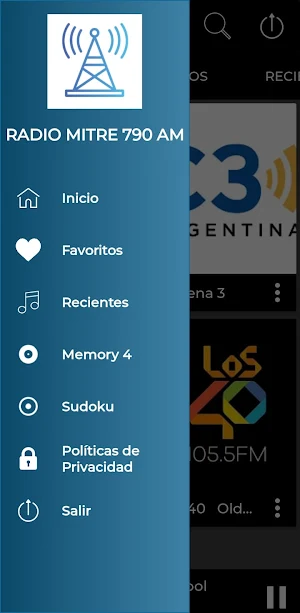 Radio Mitre 790 AM App En Vivo Screenshot 2