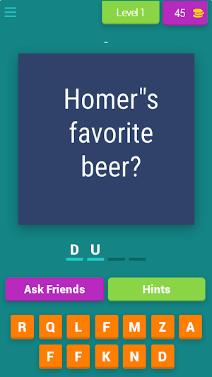 Simpsons QuizTap Screenshot 0