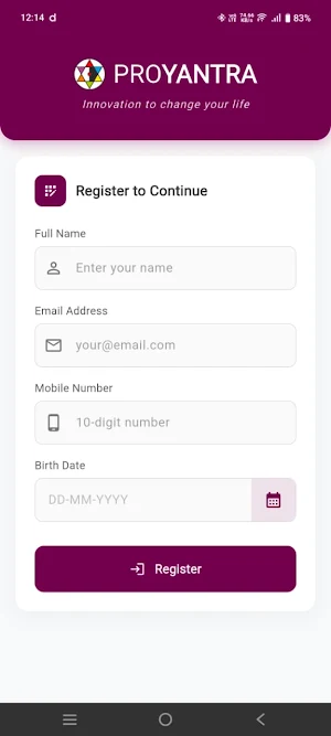 FaMa Passport Screenshot 1