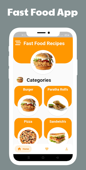 Fast Food Recipes | MealBook Screenshot 0