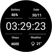 Battery Saver Minimal Watch