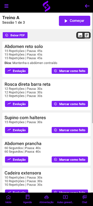 SEU TREINO ONLINE Screenshot 3
