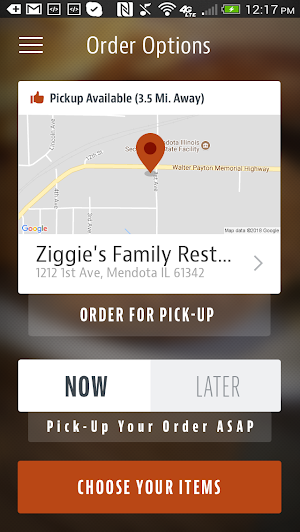 Ziggie's Family Restaurant Screenshot 1