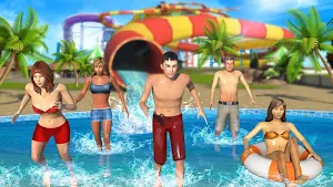 Water Slide Racing - Fun Games Screenshot 1