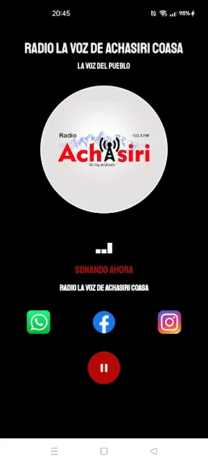 Radio La Voz de Achasiri Coasa Screenshot 2