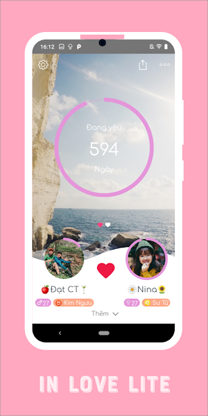 inlove - Dem ngay yeu - Đếm ngày yêu Lite Screenshot 3