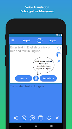 English to Lingala Translator Screenshot 3