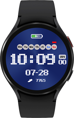 HJ Simple Digital Watch Face Screenshot 0