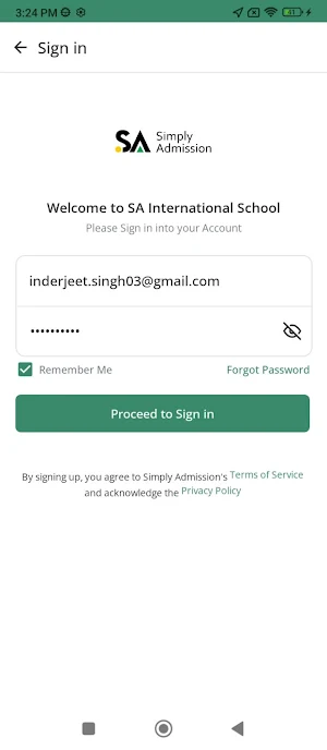 Simply Admission Screenshot 0