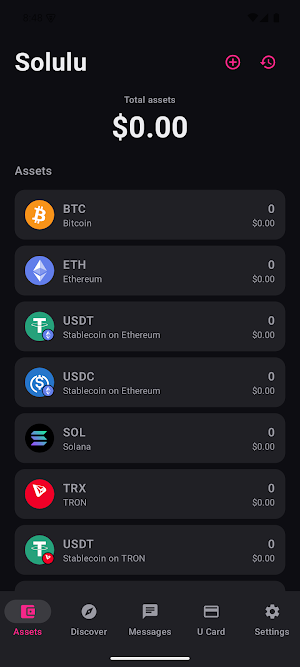 Solulu Wallet Screenshot 0