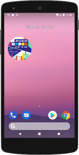Droidcon London Countdown Screenshot 0