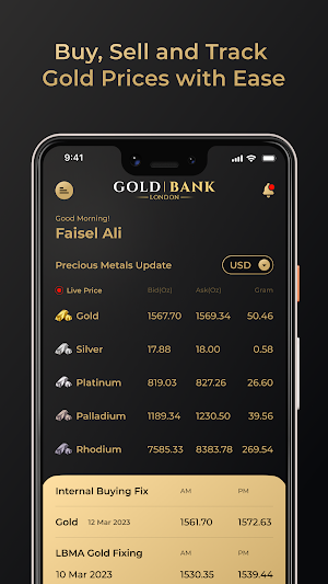 Gold Bank® Live Prices Screenshot 0