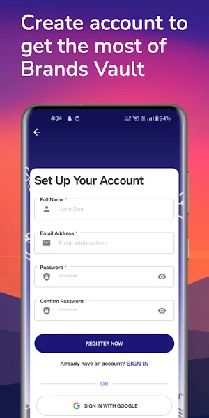 Brands Vault Screenshot 2