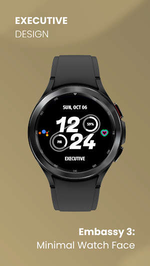 Embassy 3: Minimal Watch Face Screenshot 1