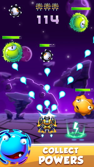 Droid O - Space Shooter Games Screenshot 3