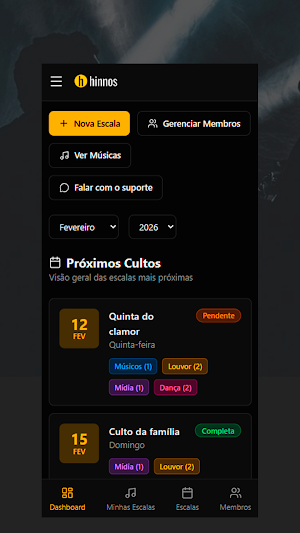 Hinnos - Escalas de Louvor Screenshot 1
