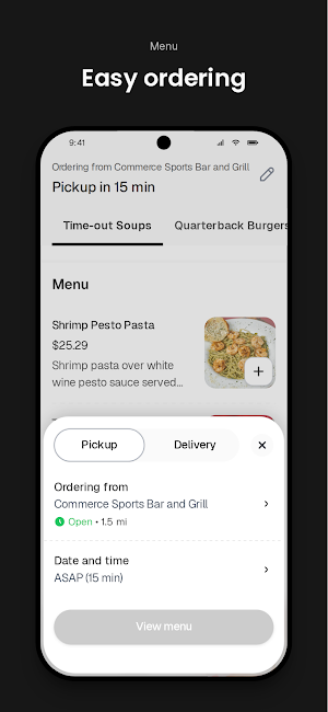 Commerce Sports Bar and Grill Screenshot 2