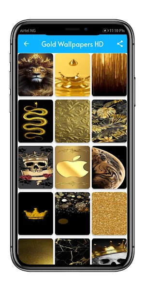 Gold Wallpaper Screenshot 0
