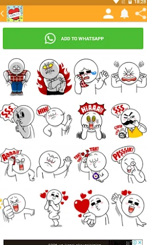 Türkçe Komik Çıkartma Paketleri Screenshot 2