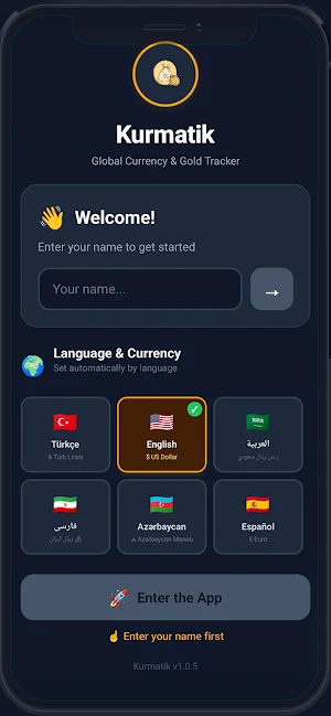 Kurmatik – Gold & FX Tracker Screenshot 0