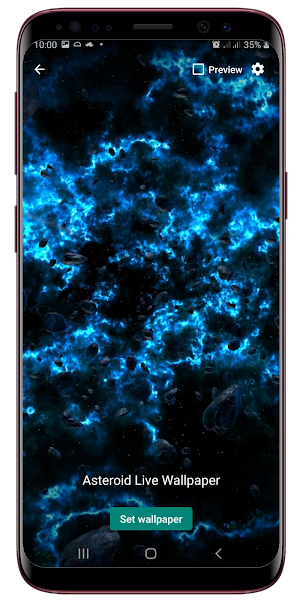 Asteroid Live Wallpaper Screenshot 1
