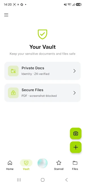 ZKP Storage Screenshot 3