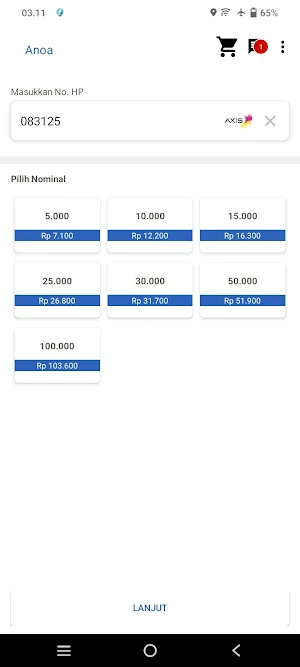 Anoa - Ojek online & delivery Screenshot 3