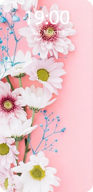 Floral Live Wallpaper Parallax Screenshot 2