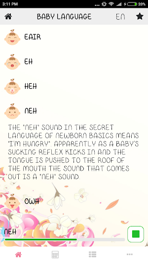 Baby Language: Talking Baby Screenshot 1