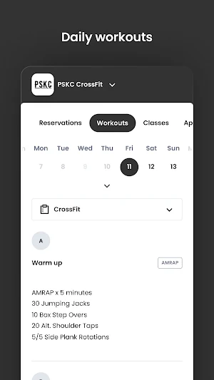 PSKC CrossFit Screenshot 3