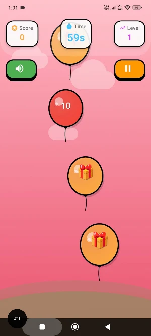 Balloon Pop: Colorful for Kids Screenshot 1