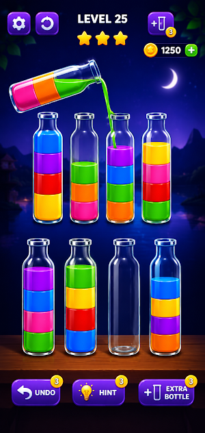Water Color Sort - Puzzle Game Screenshot 2