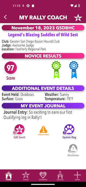 MyRallyCoach Screenshot 3