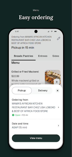 MAMA'S AFRICAN KITCHEN Screenshot 2