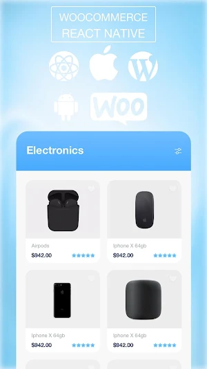 Woocommerce React Native Screenshot 1