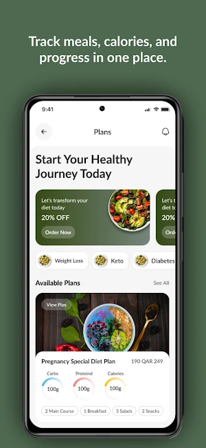 Healthy Diet Qatar Screenshot 2
