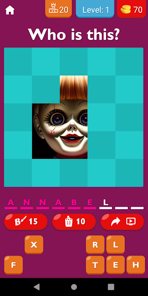 Horror Movie Character Quiz Screenshot 0