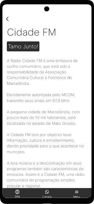 Cidade FM Screenshot 1